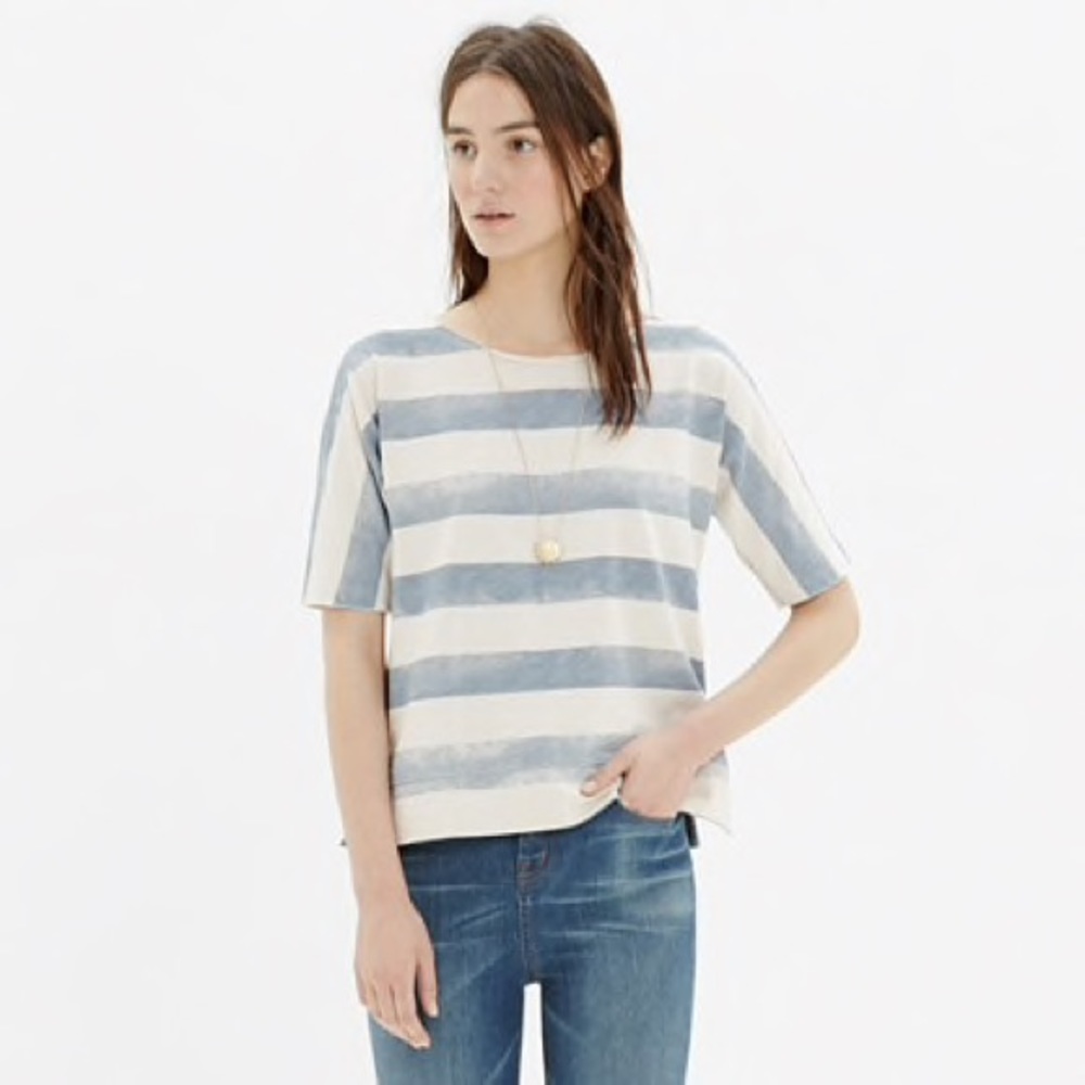 Madewell Stripe 100% Cotton Tee